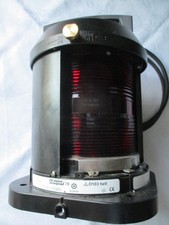 Positionslicht Navigationslaterne " Aqua Signal 70 " Backbord , rot , 112,5° NEU