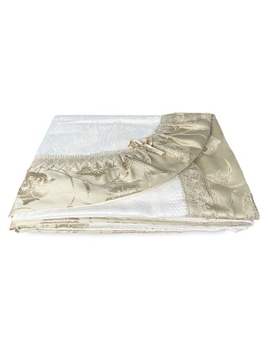 Tagesdecke mit goldenem satin - mit,