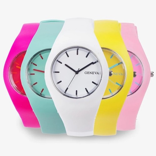 Geneva damen uhr silikon quarz - damen,