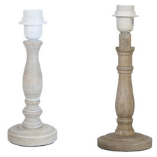 Lampenfuß Holz Braun E27 -