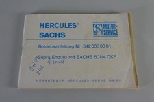 Betriebsanleitung / Handbuch Hercules Supra Enduro mit Sachs 501/4 CKF