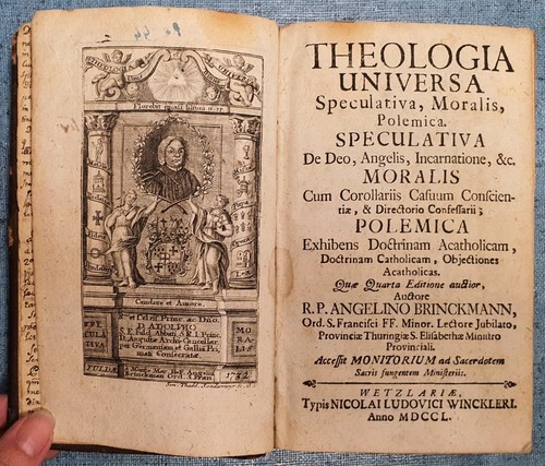 1750 theologia universa - theologia,