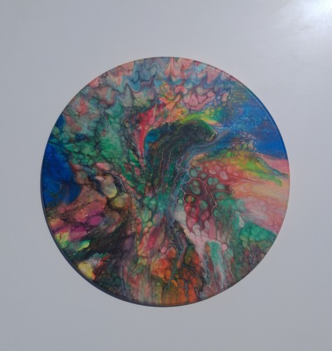 Handarbeit gemälde fluid art - handarbeit,