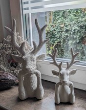 Hirsch Büste Creme 30 x 17cm