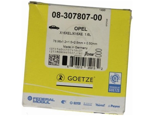 Kolbenringe für opel zafira - kolbenringe, a