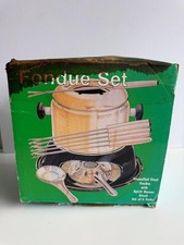 Fondue Set emaillierter Stahl