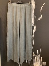 damen hose aus frischem leinen