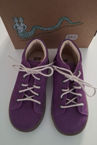 Neu kinder halbschuhe lila geh - neu,