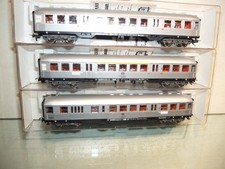 Fleischmann Nahverkehrswagen Sammlung --3 Silberlinge--
