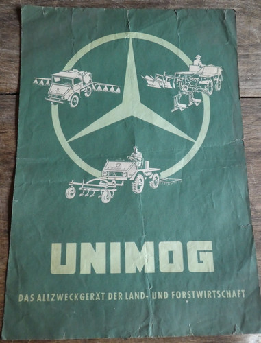 Original unimog 1949 prospekt - 1949,