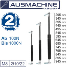 Gasdruckfeder mit Kugelgelenk