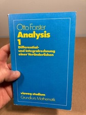 Analysis I Otto Forster 1983