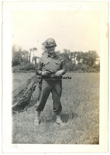 Orig foto soldat mit - us,