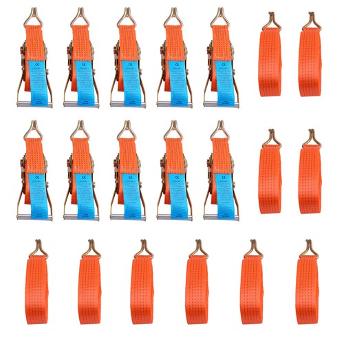 10x ladungssicherung zurrgurt - 10x,