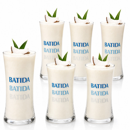 Batida coco glas gläser - 6x,