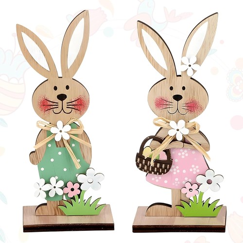 Stück osterhase aus holz - stück,