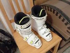 Skischuhe Head RAPTOR 50, Gr. 23,0 - 23,5, 281 mm Abfahrt, Weiß, 4 Schnallen