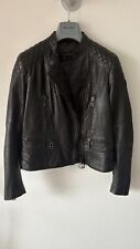 BELSTAFF Biker-Lederjacke Racer / Damen / D.Gr. 38 / It. Gr. 44 / NEU / SCHWARZ