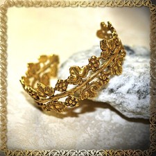 Vintage 1985 MMA Armreif, Metropolitan Museum of Art, vergoldet, Weinrebe, edel