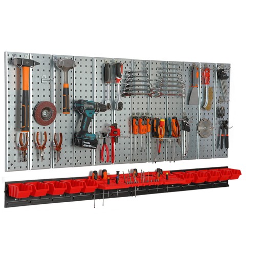 Werkzeugwand 156x72 metall - werkzeugwand, cm