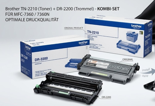 Brother 2210 toner 2200 - tn-2210, dr-2200