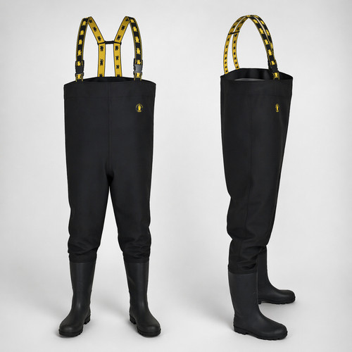 Wathose schwarz angeln - wathose,