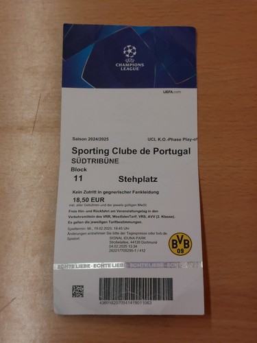 Used sammler ticket uefa - used,