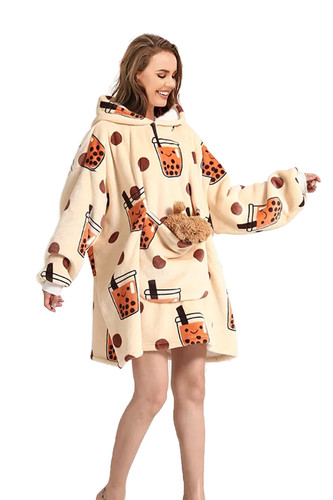 Oversized hoodie kuscheldecke - hoodie,