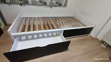 IKEA Bett Stuva mit Schubladen, schwarz Jugendzimmer