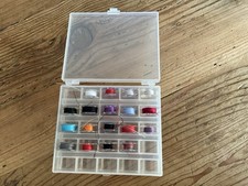 18 Nähmaschinen Spulen mit Aufbewahrungsbox für Brother Nähmaschine XA3812-051