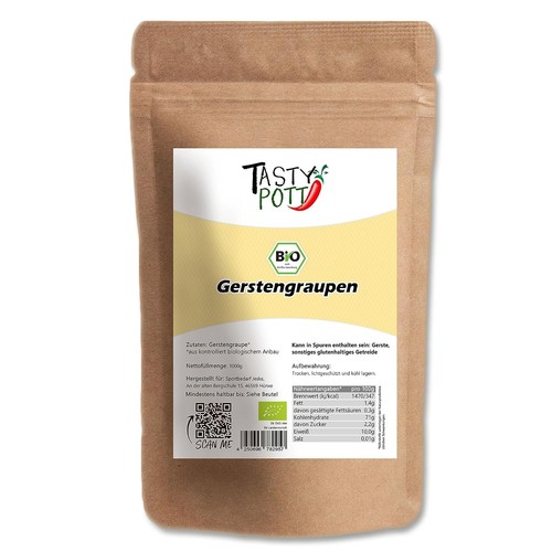 Tasty pott bio gerstengraupen - tasty,