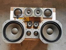 2x PIONEER LAUTSPRECHER 25-757A-3 Tieftöner Bass Chassis CS Retro vintage 