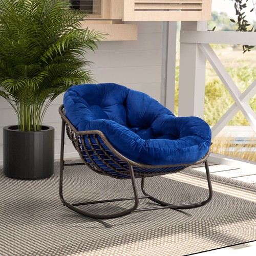 Outdoor rattan rocking chair - rattan,