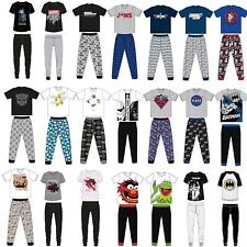 Herren/Jungen Figur Schlafanzug Pyjama Set Jersey Baumwolle Größe S,M,L,XL