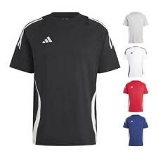 adidas T-Shirt Tiro 24 Baumwoll Shirt Freizeit Fußball Sport kurzarm Herren