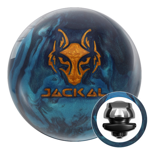 Bowling ball motiv - bowling, jackal