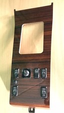 Mercedes W124 Abdeckung Mittelkonsole Schaltbrett Zebrano Holz