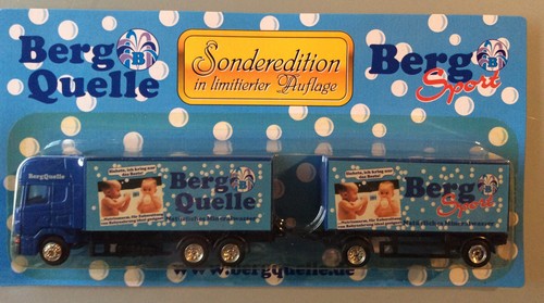 Miniatur werbetruck lkw scania - werbetruck,