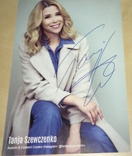 Tanja Szewczenko Original signierte Autogrammkarte Autogramm Karte TV #22
