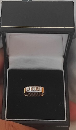 Goldring mit diamanten - mit,