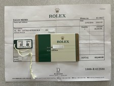 Zertifikat Rolex GMT Master II
