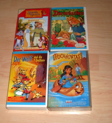 Vhs zeichentrick filme - vhs,