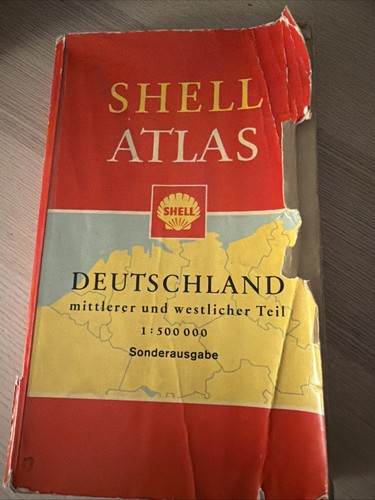 Shell straßenatlas 1966 - shell,