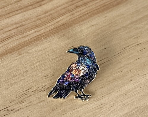 Emaille pin rabe - pin, rabe–