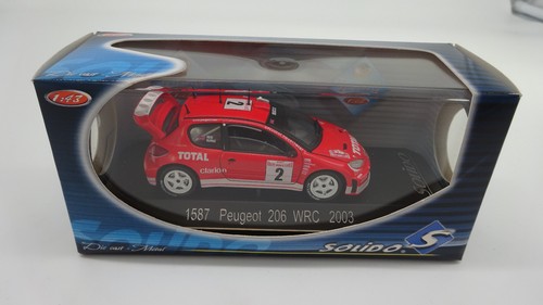 1587 solido peugeot 206 wrc - s,