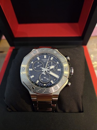 Tissot race chronograph - chronograph, blue