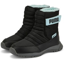 Puma Nieve Boot PS Kinder Schuhe Stiefel Boots Winterschuhe (Schwarz) Gr. 29