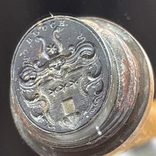 Petschaft, Adels Wappen, Mitte /Ende 19. Jahrhundert