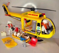 Playmobil 3845 Seenot Rettungs  Hubschrauber "Air Rescue" S.O.S Customed Unikat❗