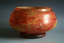 ANTIKE JUGENDSTIL DAUM NANCY PATE DE VERRE VASE